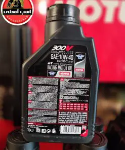 روغن موتول 300v گرانروی 10w40 یک لیتری |  MOTUL